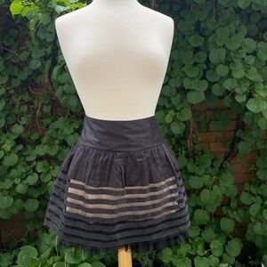 free people black frill skirt ‼️